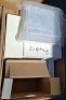 MISC LOT FROM A CATERING COMPANY ON A PALLET INC. FULL CRATE OF STAINLESS STEEL DRIP TRAYS. AIR DUSTER GUNS, LED LIGHTING, GLOVES, CHEF COATS, CHOPPING BOARDS, FLAT PACK BOXES ETC. - 8