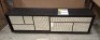 1 X BRAND NEW 2 DOOR AIR SIDEBOARD IN SIZE L 180 X D 38 X H 51 RRP &pound;815 ( NOT SOME MINOR DAMAGE ON TOP AND SIDE )