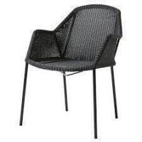 1 X BRAND NEW CANE - LINE BREEZE DINING CHAIR IN BLACK - RRP &pound;499