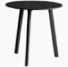 1 X BRAND NEW HAY 3 LEGS ROUND TABLE WATER - BASED LACQUERED SOLID OAK IN BLACK IN SIZE 90 X 75 IN TWO BOXES RRP &pound;739