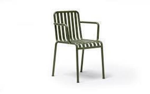 1 X BRAND NEW IN BOX PALISADE ARM CHAIR IN OLIVE - RRP &pound;331