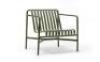 1 X BRAND NEW IN BOX PALISADE LOUNGE CHAIR LOW IN OLIVE IN SIZE L 80 X W 72 X H 73 - RRP &pound;826