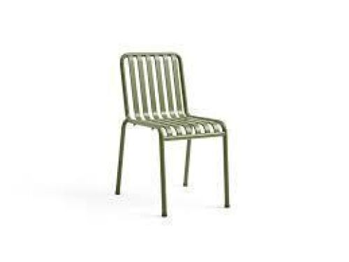 2 X BRAND NEW IN BOX HAY PALISADE CHAIRS IN OLIVE SIZE 470MM W X 560 MM D X 8OOMM - RRP &pound;433