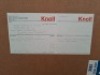 1 X BRAND NEW KNOLL SAARINEN TULIP SPINNING DINING FABRIC ARMCHAIR IN BLACK IN SIZE W 70 X D 35 X H 82 - RRP &pound;2,420 - 2