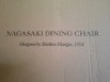 1 X BRAND NEW IN BOX NAGASAKI 3 LEG CHAIR IN BLACK / WHITE - RRP &pound;449 - 2