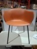 3 X BRAND NEW ELEFY JH28 CHAIRS IN COPPER BROWN - RRP EACH &pound;240 - 2