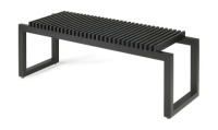 1 X BRAND NEW IN BOX FRITZ HANSEN CUTTER BENCH IN BLACK IN SIZE L 120 X D 40 X H 43