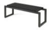 1 X BRAND NEW IN BOX FRITZ HANSEN CUTTER BENCH IN BLACK IN SIZE L 120 X D 40 X H 43