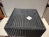 1 X BRAND NEW CANE - LINE CHESTER FOOTSTOOL / COFFEE TABLE IN BLACK - RRP &pound;450 - 2