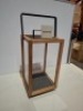 2 X BRAND NEW IN BOX CANE - LINE LIGHTHOUSE LANTERNS IN TEAK - LAVA GREY SMALL IN ONE BOX - RRP EACH &pound;180