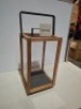 2 X BRAND NEW IN BOX CANE - LINE LIGHTHOUSE LANTERNS IN TEAK - LAVA GREY SMALL IN ONE BOX - RRP EACH &pound;180