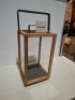 2 X BRAND NEW IN BOX CANE - LINE LIGHTHOUSE LANTERNS IN TEAK - LAVA GREY SMALL IN ONE BOX - RRP EACH &pound;180