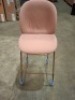 1 X BRAND NEW GUBI BEETLE BAR CHAIR IN PINK AND BRASS IN SIZE 56 X 56 X 118 - RRP &pound; 999