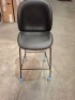 1 X BRAND NEW GUBI BEETLE BAR CHAIR FULLY UPHOLSTERED IN BLACK SIZE 56 X 56 X 118 - RRP &pound; 999
