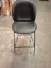 1 X BRAND NEW GUBI BEETLE BAR CHAIR FULLY UPHOLSTERED IN BLACK SIZE 56 X 56 X 118 - RRP &pound; 999