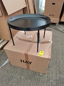 1 X BRAND NEW HAY TULOU COFFEE TABLE IN BLACK IN SIZE 55CM X H 35CM - RRP £245
