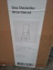 1 X BRAND NEW IN BOX STOCKHOLM STEPLADDER IN WHITE STAINED IN SIZE W45 CM X D 79 X H 125 CM - RRP - &pound;464 - 2