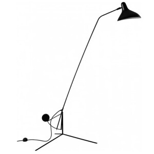 1 X BRAND NEW IN BOX MANTIS DCW EDITIONS BS1 FLOOR LAMP IN BLACK IN SIZE L 56 X H 170 CM - RRP £961