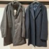 5 X BRAND NEW DAN JOHN COATS 3 IN GREY IN SIZES 46 , 48 , 52 , AND ONE IN BLACK IN SIZE 3XL AND ONE IN NAVY BLUE IN SIZE 54 , - RRP EACH &pound;160 - TOTAL RRP &pound;800