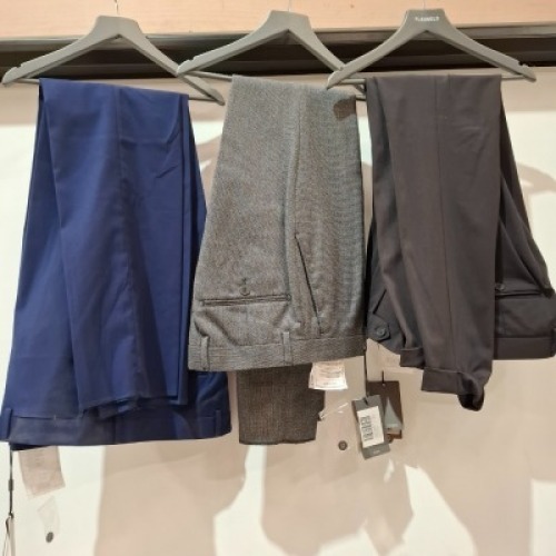 12 X BRAND NEW MIXED DAN JOHN TROUSERS IN VARIOUS COLOURS / STYLES BLACK , BLUE , ANTHRACITE , IN VARIOUS SIZES 52 , 54 , 44 , 46 ETC - RRP EACH &pound;60 - TOTAL RRP &pound;720