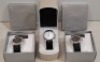 3 X MIXED WATCHES TO INCLUDE, 2 X SPIRIT DIAMANTE STAINLESS STEEL WATCH & 1 X LORUS GENTS LEATHER STAP WATCH.