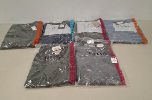 20 X BRAND NEW DAN JOHN MIXED CLOTHING LOT TO INCLUDE GIROCOLLO JUMPERS IN GREY - BLUE - LIGHT GREY ETC IN VARIOUS SIZES