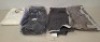20 X BRAND NEW DAN JOHN MIXED CLOTHING LOT TO INCLUDE TROUSERS IN GREY IN SIZE 52 , TURTLE NECK JUMPERS IN NAVY IN XXXL , SWEATSHIRT IN NAVY IN SIZE XXL ETC IN ONE TRAY (NOTE - TRAY NOT INCLUDED)