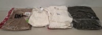 20 X BRAND NEW DAN JOHN MIXED CLOTHING LOT TO INCLUDE SLEEVELESS VEST IN NAVY IN XL , TROUSERS IN OLIVE IN SIZE 56 , TROUSERS IN WHITE IN SIZE 46 ETC (NOTE TRAY NOT INCLUDED)