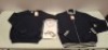 8 X BRAND NEW DAN JOHN MIXED CLOTHING LOT TO INCLUDE BUTTONED SHIRT IN WHITE IN SIZE 42 , ZIPPED FLEECE IN NAVY/WHITE IN SIZE XL , JUMPER IN NAVY IN SIZE XXL ETC IN ONE TRAY (NOTE - TRAY NOT INCLUDED)