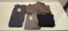 15 X BRAND NEW DAN JOHN MIXED CLOTHING LOT TO INCLUDE TURTLE NECK JUMPER IN GREY IN SIZE XXL , TROUSERS IN BLUE IN SIZE 48 , SWEATSHIRT IN GREY ETC IN ONE TRAY (NOTE TRAY NOT INCLUDED)