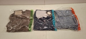 20 X BRAND NEW DAN JOHN MIXED CLOTHING LOT TO INCLUDE SWEATSHIRT IN NAVY IN SIZE M , BUTTONED SWEATSHIRT IN GREY IN L , SWEATSHIRT IN BLUE IN SIZE XL ETC IN ONE DAY (TRAYS NOT INCLUDED)