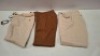 20 X BRAND NEW DAN JOHN MIXED CLOTHING LOT TO INCLUDE SHIRT IN LIGHT BLUE IN SIZE 42 REG , PANTS IN OLIVE IN SIZE 48 , PANTS IN BEIGE IN SIZE 50 ETC IN TWO TRAYS (NOTE - TRAYS NOT INCLUDED)