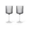 5 X BRAND NEW SETS OF 2 FERM RIPPLE RED WINE GLASSES IN 5 BOXES - TOTAL RRP &pound;200