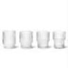 8 X BRAND SETS OF 4 FERM RIPPLE GLASSES IN 8 BOXES - TOTAL RRP &pound;360