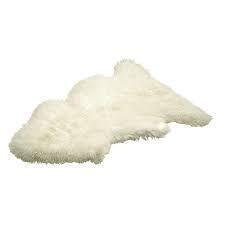 3 X BRAND NEW SKANDI LOCK MAORI NATURAL SHEEP SKIN RUGS IN SIZE L 105 X W 65