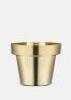 1 X BRAND NEW IN BOX SKULTUNA 1607 FLOWER POT IN BRASS IN SIZE LARGE - 40CM X H 42 CM - RRP &pound;267