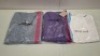 20 X BRAND NEW DAN JOHN MIXED CLOTHING LOT CONTAINING SHIRT IN WHITE IN SIZE XL , TURTLE NECK JUMPER IN VIOLET IN SIZE XL , TURTLE NECK JUMPER IN BLUE IN XL ETC IN ONE TRAY ( NOTE - TRAY NOT INCLUDED