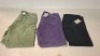 25 X BRAND NEW DAN JOHN MIXED TROUSERS LOT CONTAINING TROUSERS IN BLACK IN SIZE 48 , TROUSERS IN VIOLET IN SIZE 56 , TROUSERS IN GREEN IN SIZE 56 ETC ALL IN ONE BOX