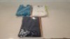 20 X BRAND NEW DAN JOHN MIXED CLOTHING LOT CONTAINING SWEATSHIRT IN TEAL IN XXL , TURTLE NECK JUMPER IN BEIGE IN SIZE XL , JUMPER IN NAVY IN SIZE XXL ETC IN ONE TRAY (NOTE - TRAY NOT INCLUDED)