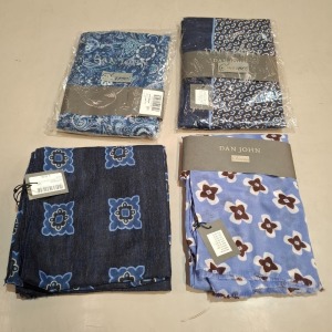 20 X BRAND NEW MIXED DAN JOHN TURTLE NECK (COLLO ALTO) SCARVES IN VARIOUS COLOURS TO INCLUDE BROWN - GREY - BLACK - IN VARIOUS SIZES RRP-£39.99 PP