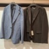 5 X BRAND NEW DAN JOHN BLAZERS LOT TO INCLUDE 4X BLAZERS IN BROWN IN SIZES 50,52,54 AND 1 BLAZER IN WHITE/BLUE IN SIZE 48 - RRP EACH &pound;130