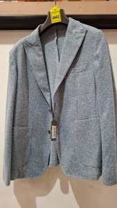 5 X BRAND NEW DAN JOHN BLAZERS ALL IN LIGHT BLUE IN SIZES 44, 46, 48, 50 AND 52 - RRP £130