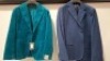 5 X BRAND NEW DAN JOHN BLAZERS LOT TO INCLUDE 3 X NAVY IN SIZE 50 AND 60, 2 X IN TEAL IN SIZE 52 AND 54 - RRP &pound;130