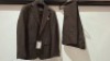 5 X BRAND NEW DAN JOHN BLAZERS WITH PANTS LOT ALL IN BROWN IN SIZES 44, 46, 48, 50 AND 54 - RRP &pound;130
