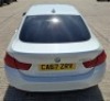 WHITE BMW 420D GRAND COUPE M SPORT A DIESEL COUPE 1995CC FIRST REGISTERED 28/10/2017 REG: CA67 ZRV MILEAGE : 151,720 1 KEY WITH V5, MOT UNTIL 17 JUNE 2025 CLIMATE CONTROL, CRUISE CONTROL SAT NAV, LEATHER SEATS - HEATED FRONT SEATS AUTOMATIC JARMAN / KARDO - 6