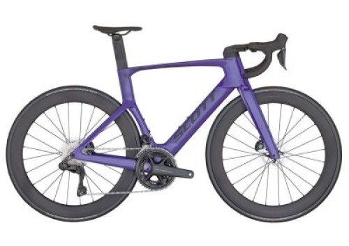 SCOTT BIKE FOIL RC 10 PURPLE (EU) MODEL: 293187 SIZE: S ORIG RRP &pound;6499 FOIL DISC HMX CARBON FRAME FOIL DISC HMX FORK SHIMANO ULTEGRA DI2 24 SPEED SYNCROS CAPITAL 1.0 AERO 60 SCHWALBE PRO ONE AERO TL-TYRES (SEE ALL IMAGES - FACTORY SEALED IN ORIGINAL BOX)