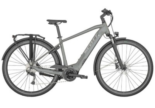 SCOTT BIKE SUB ACTIVE ERIDE 10 MODEL: 290684 SIZE: L ORIG RRP &pound;2799 SUB ERIDE ALLOY FRAME BOSCH ACTIVE PLUS, 500WH BATTERY FRONT SUSPENSION: SUNTOUR 63MM SHIMANO 9 SPEED SHIMANO DISC BRAKES FENDERS, STAND, LIGHTS, WHEEL LOCK (SEE ALL IMAGES - APPEARS READ