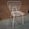 1 X BRAND NEW AUDO COPENHAGEN WM STRING METAL DINING CHAIR IN WHITE IN SIZE H 80 X W 53 X D 50 CM - RRP &pound;242