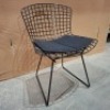 1 X BRAND NEW SYXL IRON ARMLESS CHAIR IN METAL BLACK IN SIZE H 73 X W 54 X D 45 - RRP &pound;299