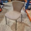 2 X BRAND NEW IN BOX DINING CHAIR FROM BRUUNMUNCH IN GREY FABRIC - &pound;462